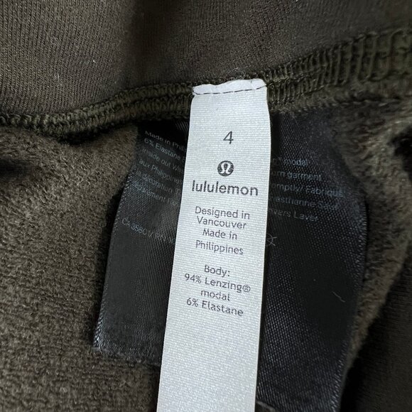 Lululemon Wunder Under Lounge Super High Rise Tights Leggings Pants Fleece Lined - Picture 8 of 13